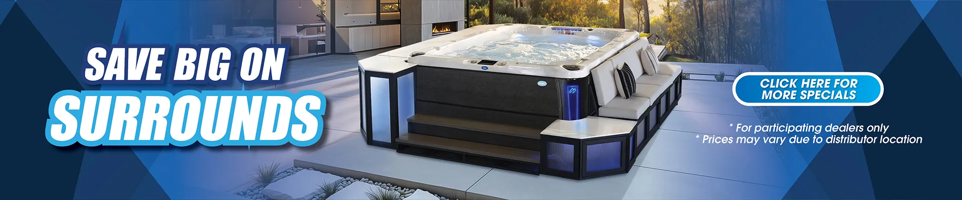 Calspas hot tub being used in a family setting - Lexington